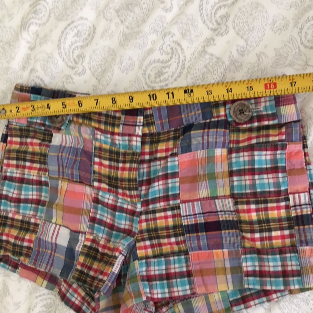 J Crew Shorts Plaid - Size 6. 3-inch inseam - Picture 3 of 8